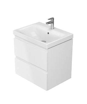 SZAFKA Z UMYWALK. SET 977 MODUO 60 BIAŁY S801-223