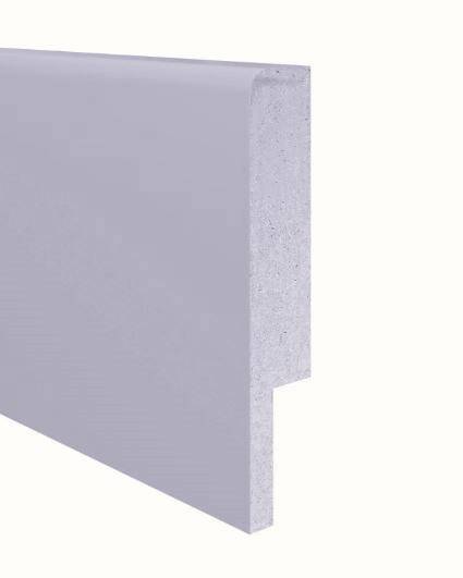LISTWA MDF VIVENTO SOFT 200CM BIAŁY UNI 80