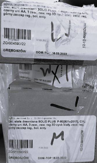 OŚCIEŻNICA STAŁA DREWN. 80P CZARNY UNI SOLID PLUS