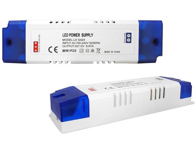 ZASILACZ MONTAŻOWY DO TAŚM LED 12V - 6,7A /  80W 