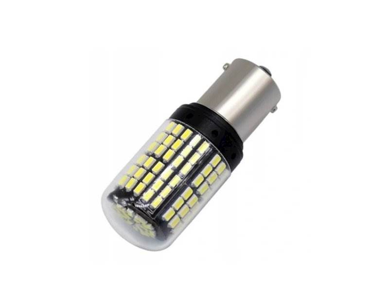 Żarówka samochodowa 12V - P21W / BA15S - biała