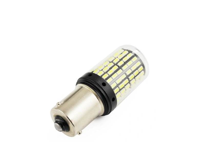 Żarówka samochodowa 12V - P21W / BA15S - biała