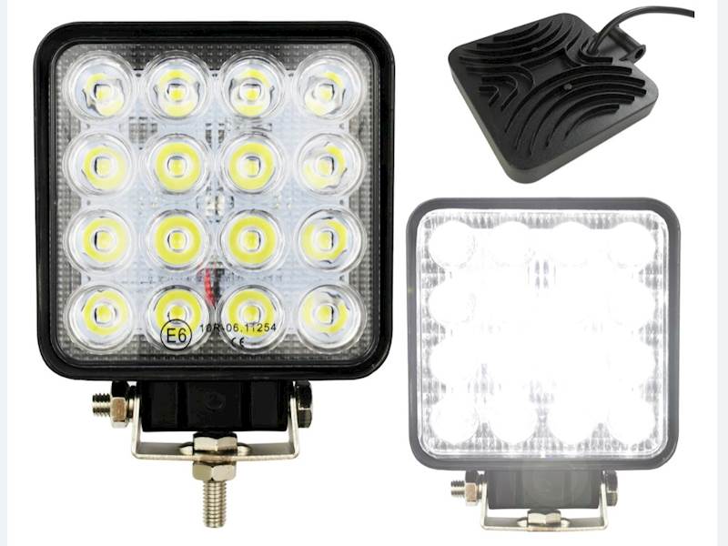 LAMPA ROBOCZA - HALOGEN LED 48W 12-24V rozproszone