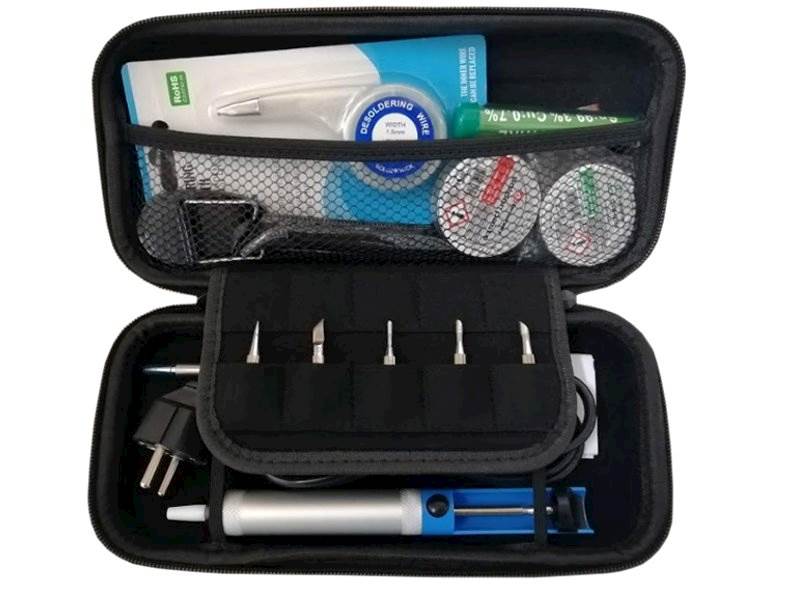 ZESTAW lutowniczy 60W ZD-735B w ETUI