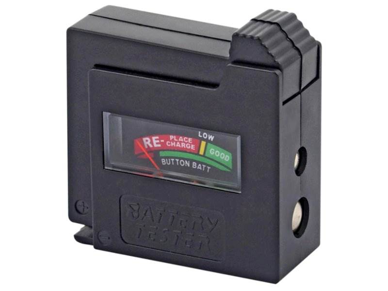 Tester baterii akumulatorków AAA, AA, 9V