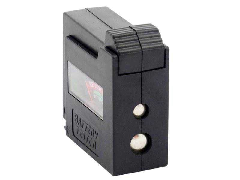 Tester baterii akumulatorków AAA, AA, 9V