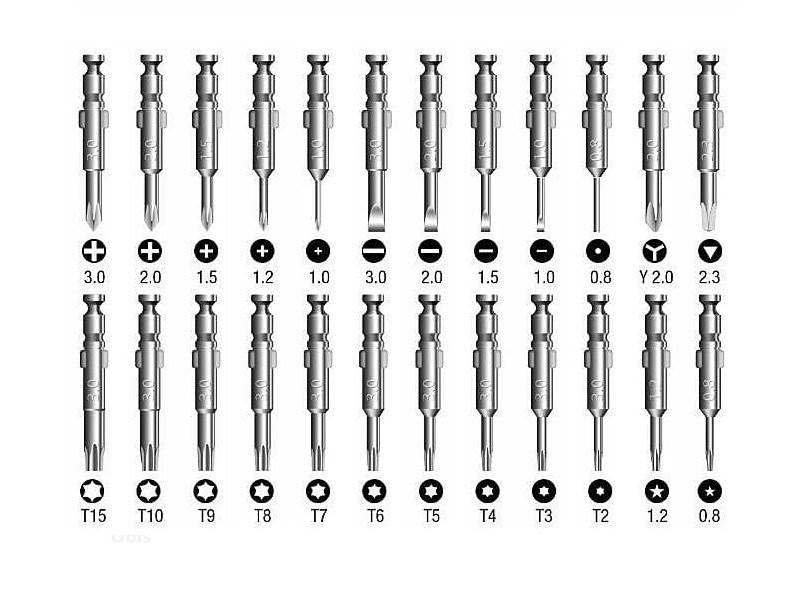ZESTAW TORX WKRĘTAKI PRECYZYJNE 25w1 W ETUI