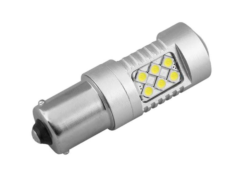 Żarówka samochodowa 24 LED SMD BA15S / P21W AMIO