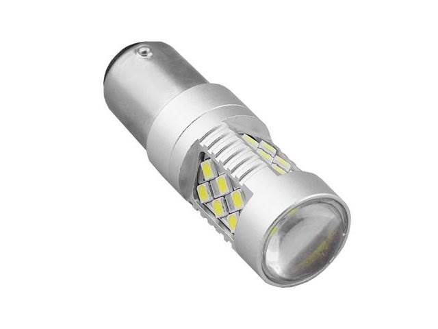 Żarówka samochodowa 24 LED SMD BA15S / P21W AMIO