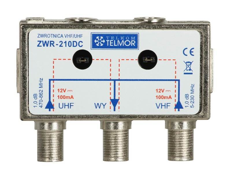 Zwrotnica VHF / UHF ZWR-210DC Telmor