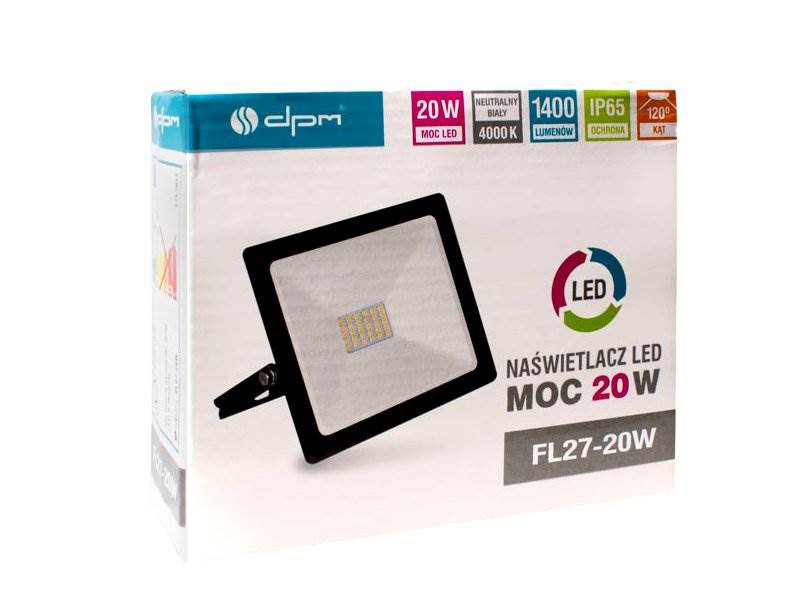 HALOGEN SLIM LED DPM 20W neutralny 4000K
