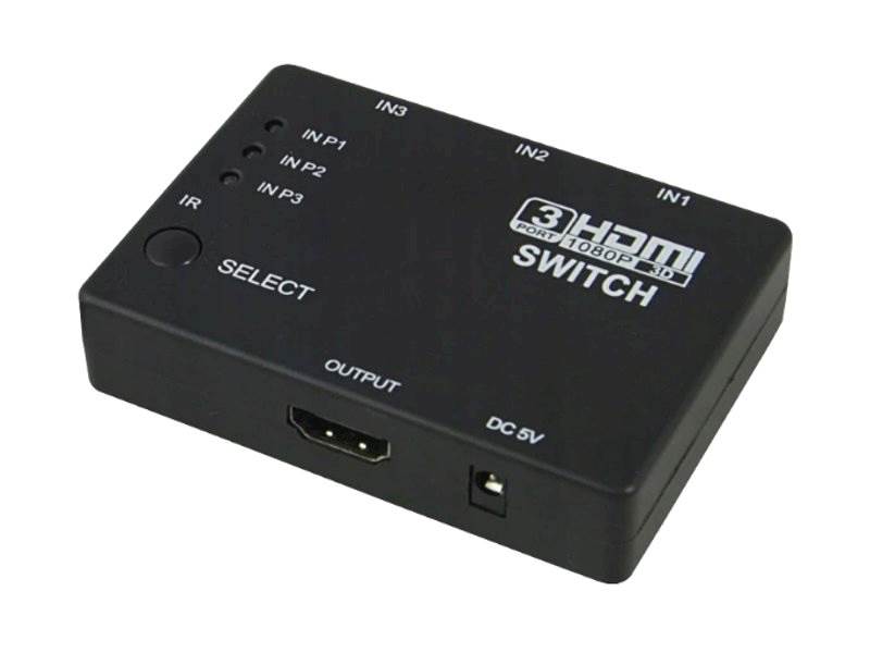 Rozgałęźnik SWITCH HDMI Z PILOTEM 3 PORTY