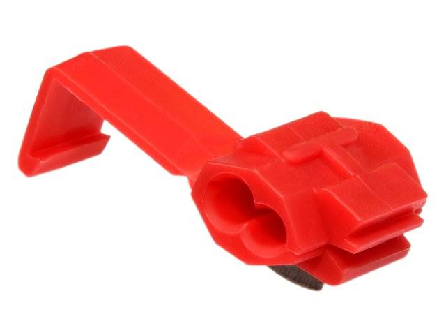 Szybkozłącze samochodowe 0,5-1mm2 czerwone 10szt.