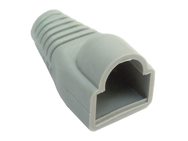 Osłona wtyków RJ45 szara op.10szt.
