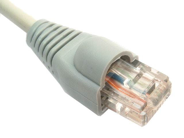 Osłona wtyków RJ45 szara op.10szt.