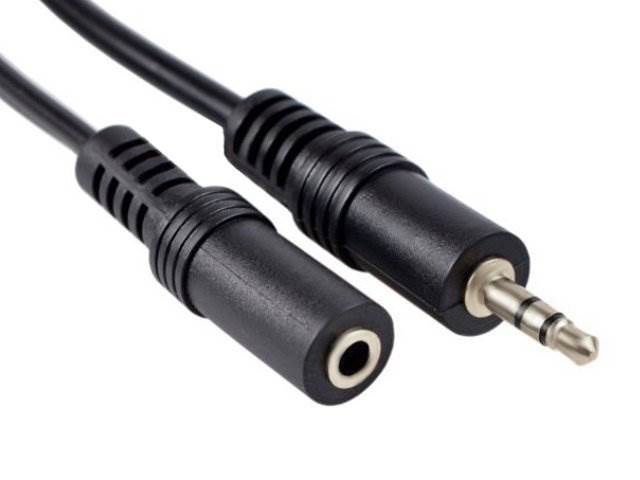 Kabel JACK 3,5 wtyk - JACK 3,5 gniazdo SILVER 10m
