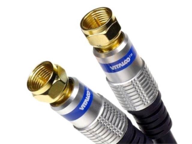 KABEL PRZEWÓD SAT wtyk F -  Digital / Vitalco 2,5m