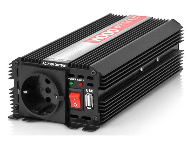 Przetwornica napięcia samochodowa 24V / 230V 500W