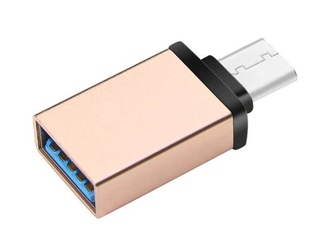 Adapter Micro USB typ.C wtyk-USB A gniazdo OTG
