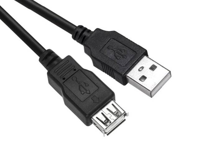 Kabel łącznik USB gniazdo - wtyk 1,5m