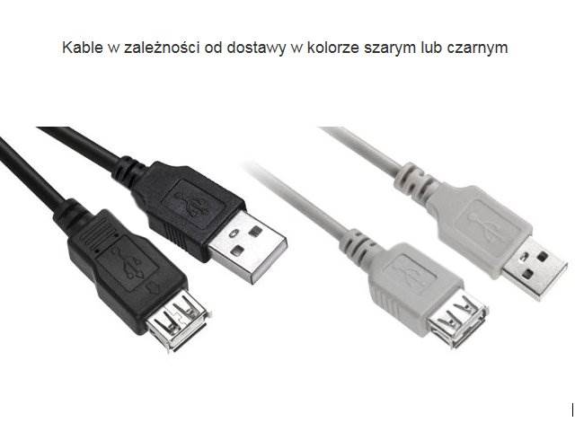 Kabel łącznik USB gniazdo - wtyk 1,5m