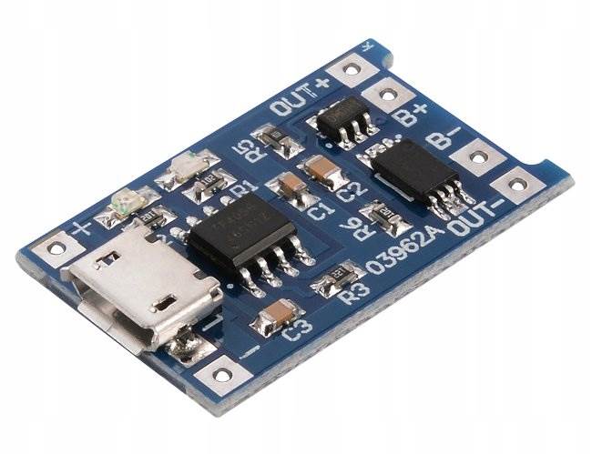 Ładowarka LI-ION TP4056 zabezpieczenie Micro USB