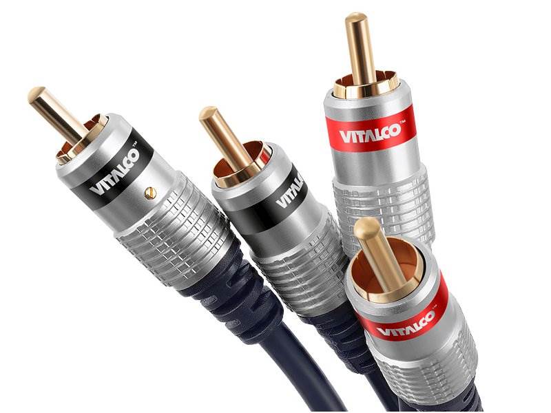 Kabel 2xRCA - 2x RCA Digital / VITALCO - 20m