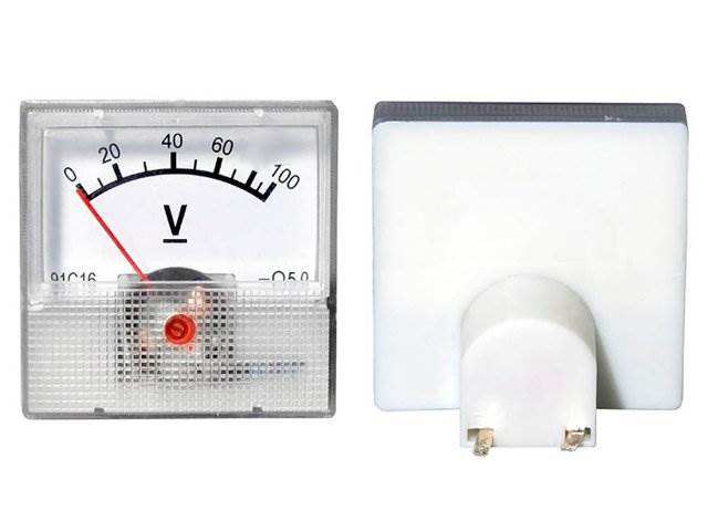 Miernik woltomierz kwadratowy mini 100V