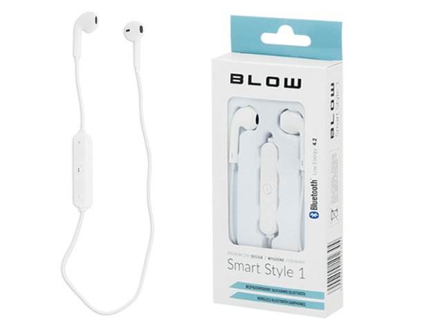 Słuchawki douszne BLOW Bluetooth 4.0 białe 