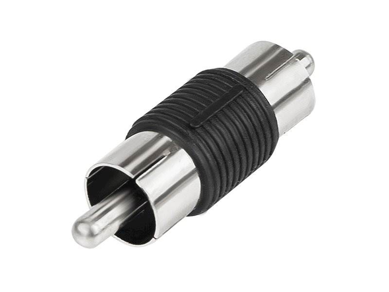 Adapter przejściówka łącznik RCA  wtyk - wtyk