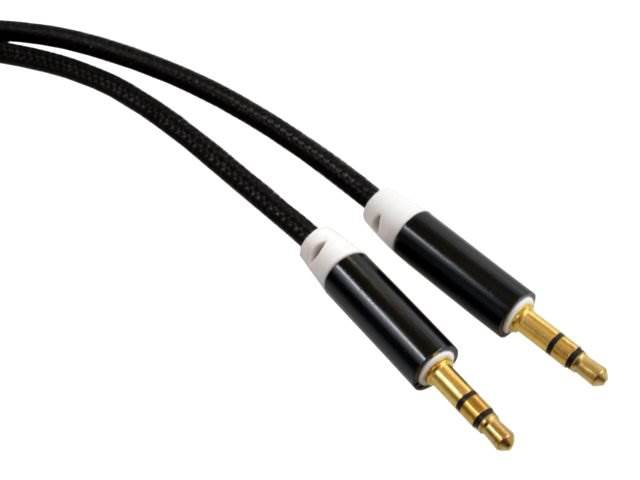 Kable przewód JACK-JACK 3,5mm 1m CZARNY