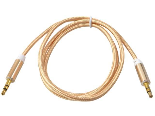 Kable przewód JACK-JACK 3,5mm 1m ZŁOTY