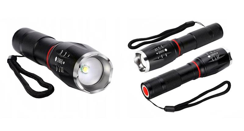 Latarka ręczna LED COB U3 9W + pasek LED