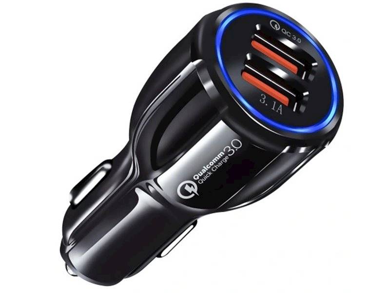 ŁADOWARKA SAMOCHODOWA 12-24V Quick Charge 3.0 