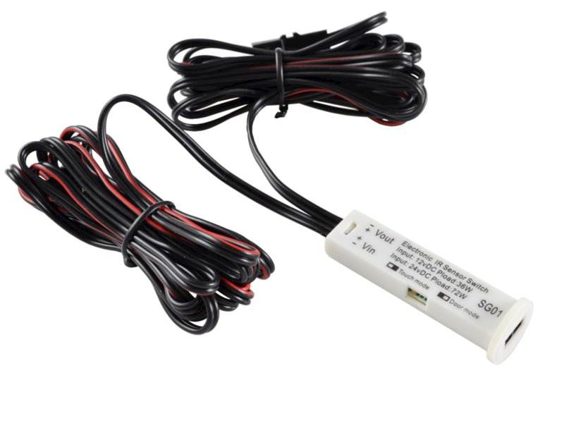 Włącznik meblowy do LED drzwi machnięcie ręką biał