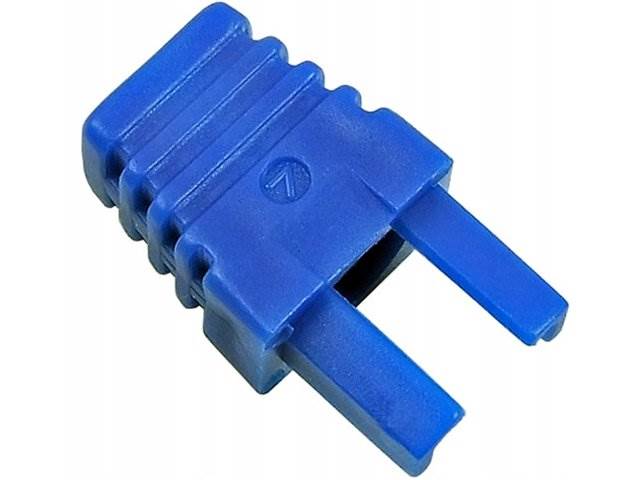 Odgiętka przewodu patchcord RJ45 - niebieska 10szt