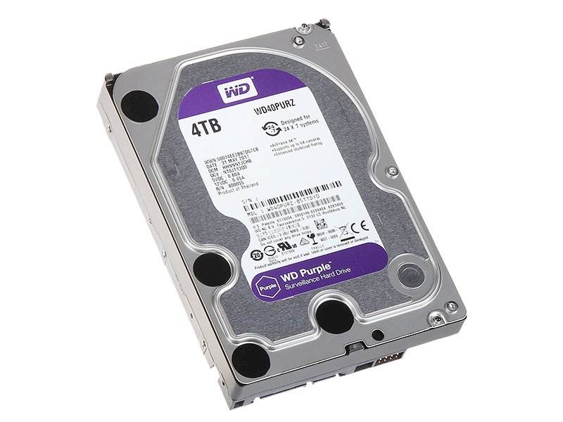 Dysk twardy HDD 4TB WD PURPLE WD40PURZ