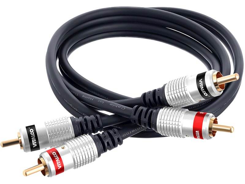 Kabel 2xRCA - 2x RCA Digital / VITALCO - 2,5m