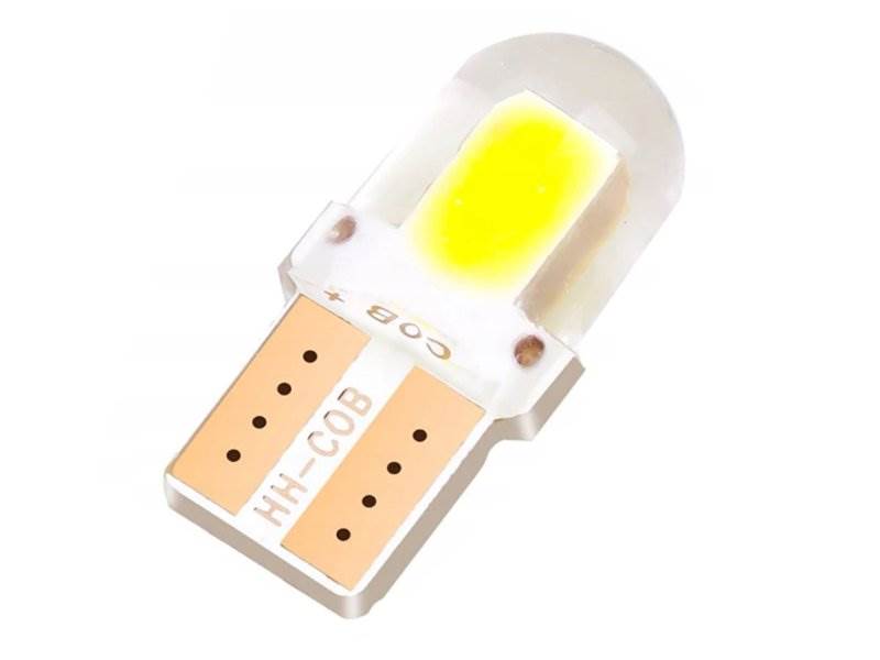Żarówka samochodowa LED W5W T10 COB 1W