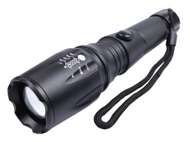 Latarka ręczna LTC LED T6 z zoom 8W / 600lm LL45