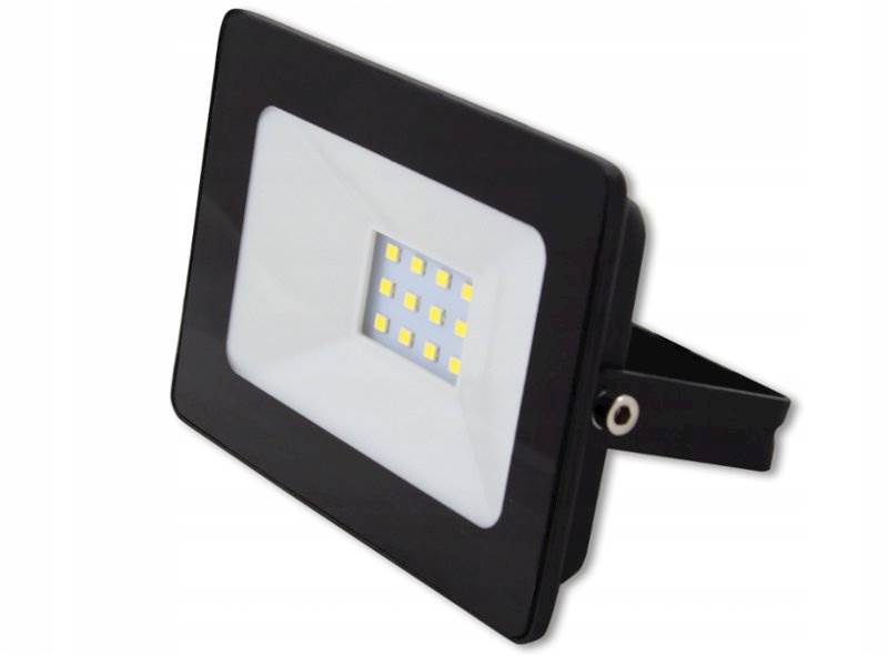HALOGEN NAŚWIETLACZ LED VEGA 10W slim czarny NW