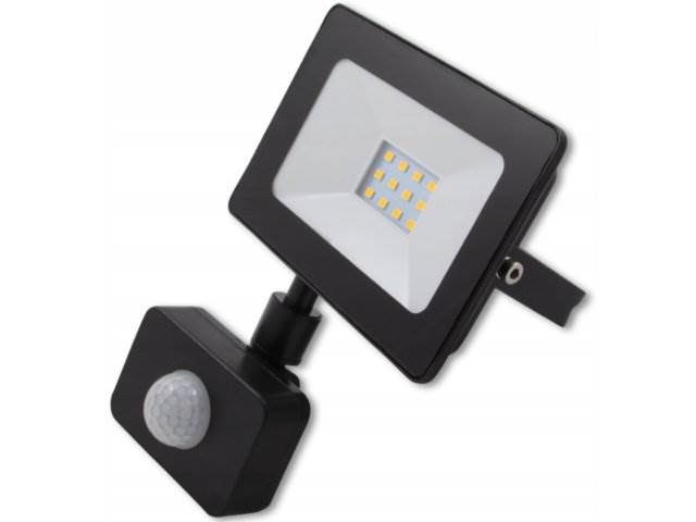 HALOGEN NAŚWIETLACZ LED 10W neutral + czujnik PIR