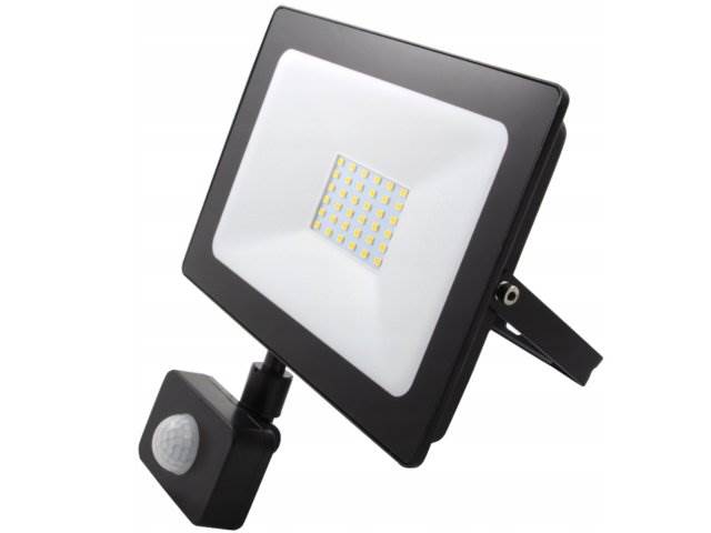 HALOGEN NAŚWIETLACZ LED VEGA 30W neutral + czujka