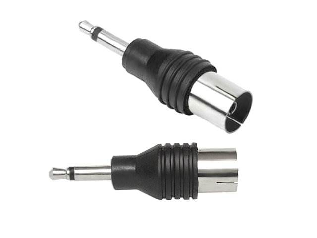Adpater wtyk JACK 3,5 mono - gniazdo TV