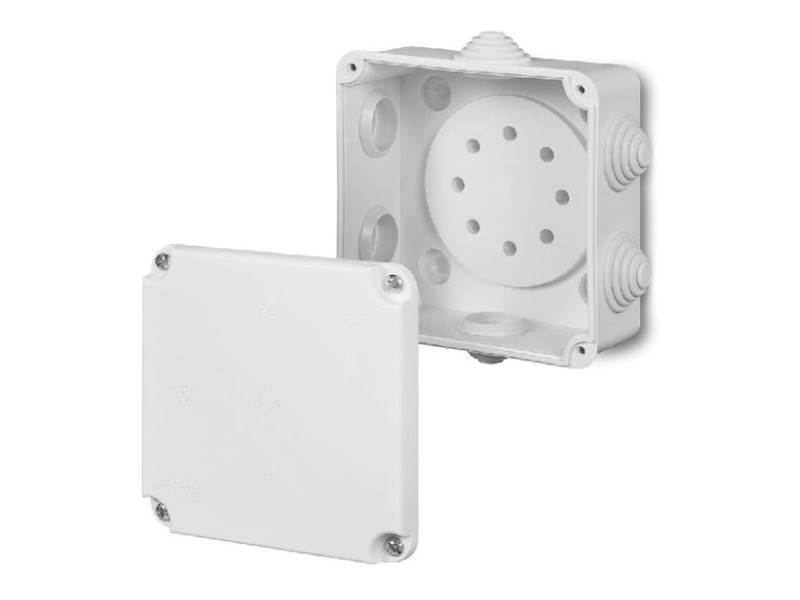 Puszka hermetyczna IP55 biała PK-2 118x118x60mm