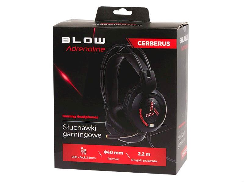 Słuchawki BLOW nagłowe z mikrofonem CERBERUS 