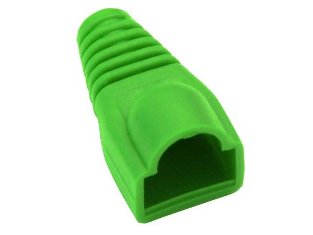 Osłona wtyków RJ45 - zielona op. 10szt