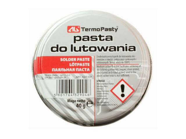 Pasta lutownicza AG - puszka 40g