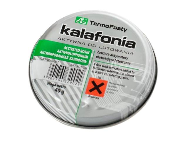 Kalafonia do lutowania AG puszka 40g