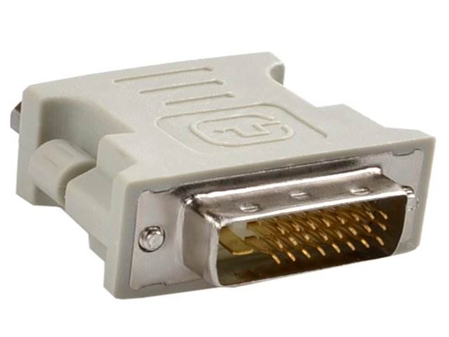 Adapter przejściówka DVI 24+1 wtyk - VGA gniazdo 